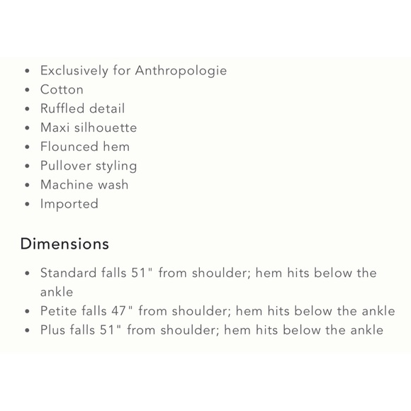 Anthropologie WHIT TWO Flouncy Ruffled Maxi Dress NWT SZ 1X - Picture 16 of 16